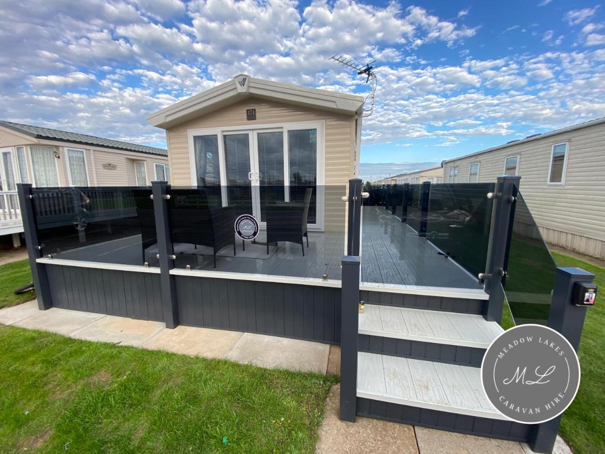 Meadow View 171 - Golden Palm - Central Heating, Wifi, Pet Friendly, Bed Linen - Meadow Lakes Caravan & Lodge Hire Chapel St. Leonards Exterior foto